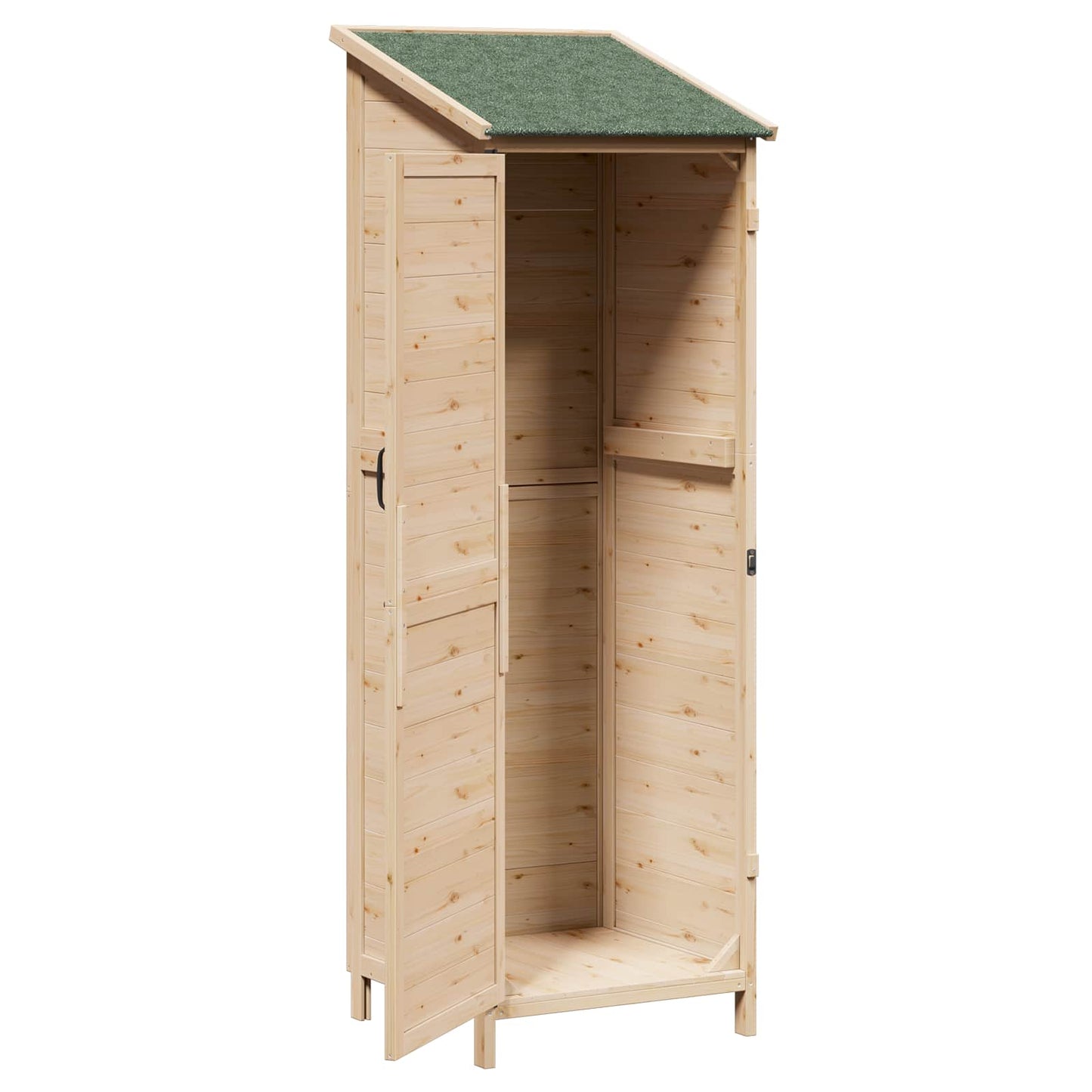 Have Skur Naturfarvet 59,5 x 56 x 176,5 cm Massivt Fyrretræ
