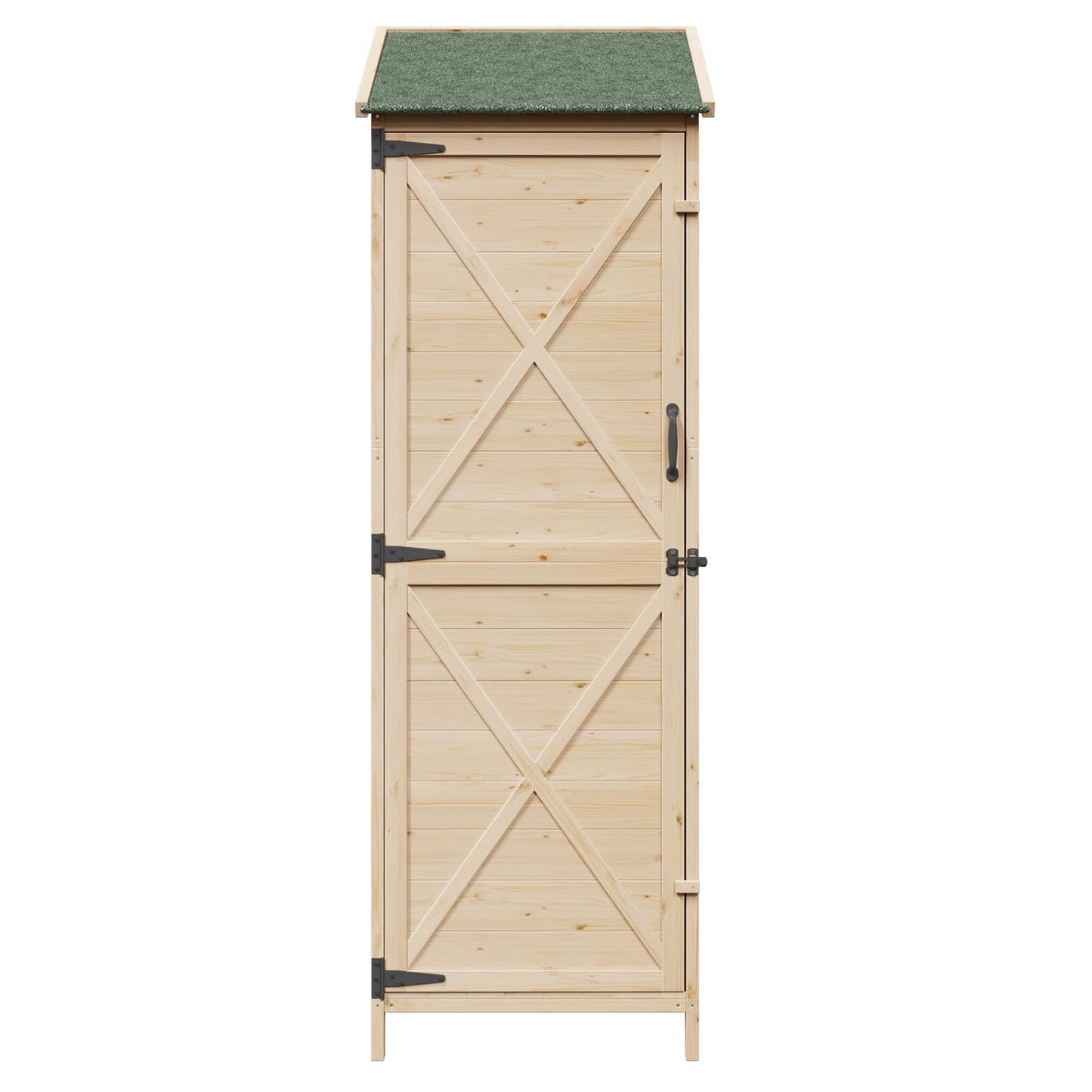 Have Skur Naturfarvet 59,5 x 56 x 176,5 cm Massivt Fyrretræ