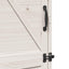 Have Skur med tag Hvid 59,5 x 56 x 176,5 cm Massivt Fyrretræ