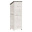 Have Skur med tag Hvid 59,5 x 56 x 176,5 cm Massivt Fyrretræ