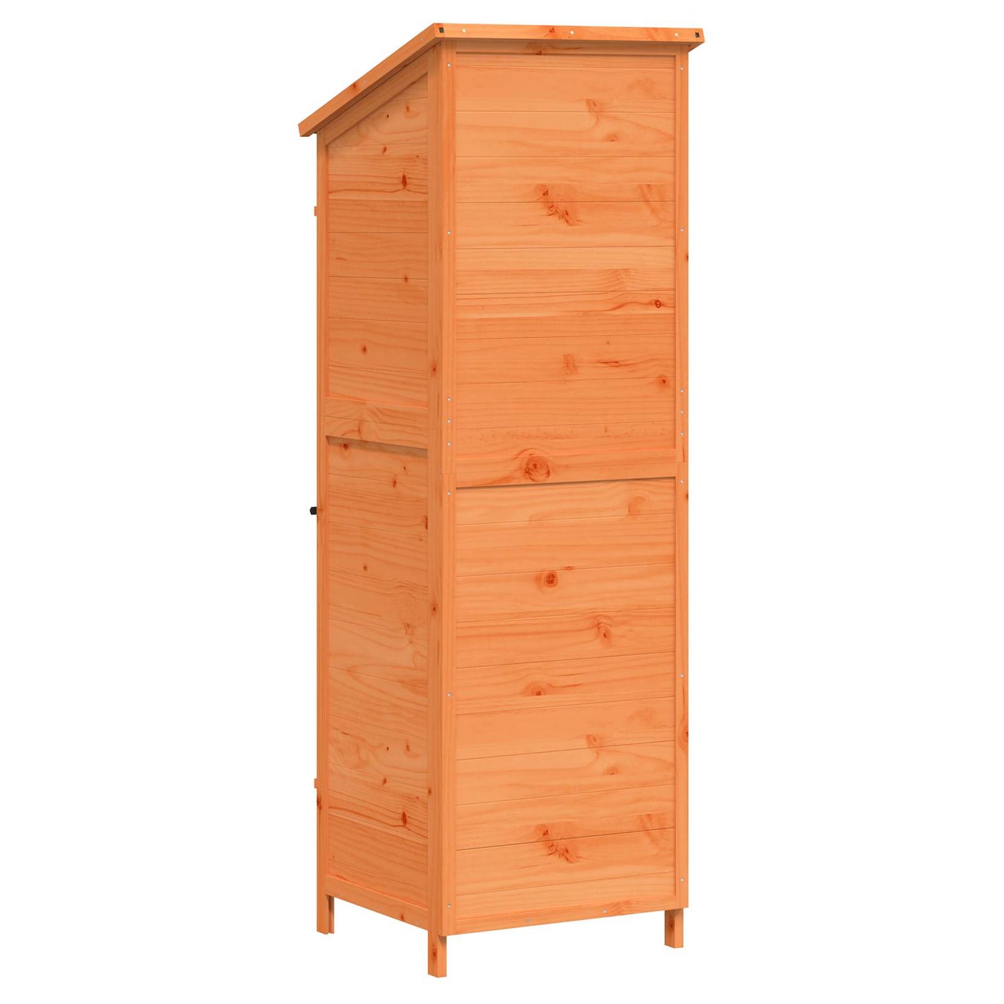 Have Skur med tag Brun 59,5 x 56 x 176,5 cm Massivt Fyrretræ