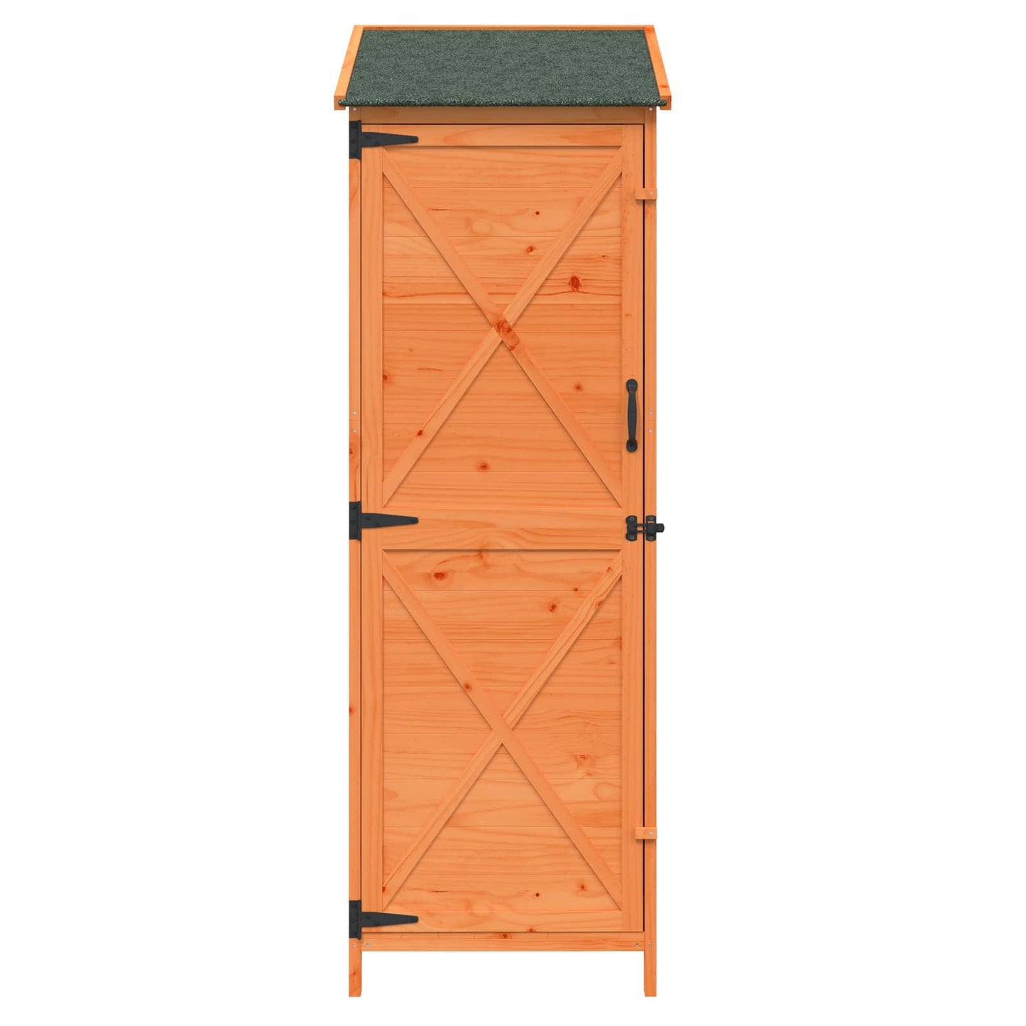 Have Skur med tag Brun 59,5 x 56 x 176,5 cm Massivt Fyrretræ