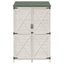 Have Skur med tag Hvid 106 x 56 x 176,5 cm Massivt Fyrretræ