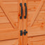 Have Skur med tag Brun 106 x 56 x 176,5 cm Massivt Fyrretræ