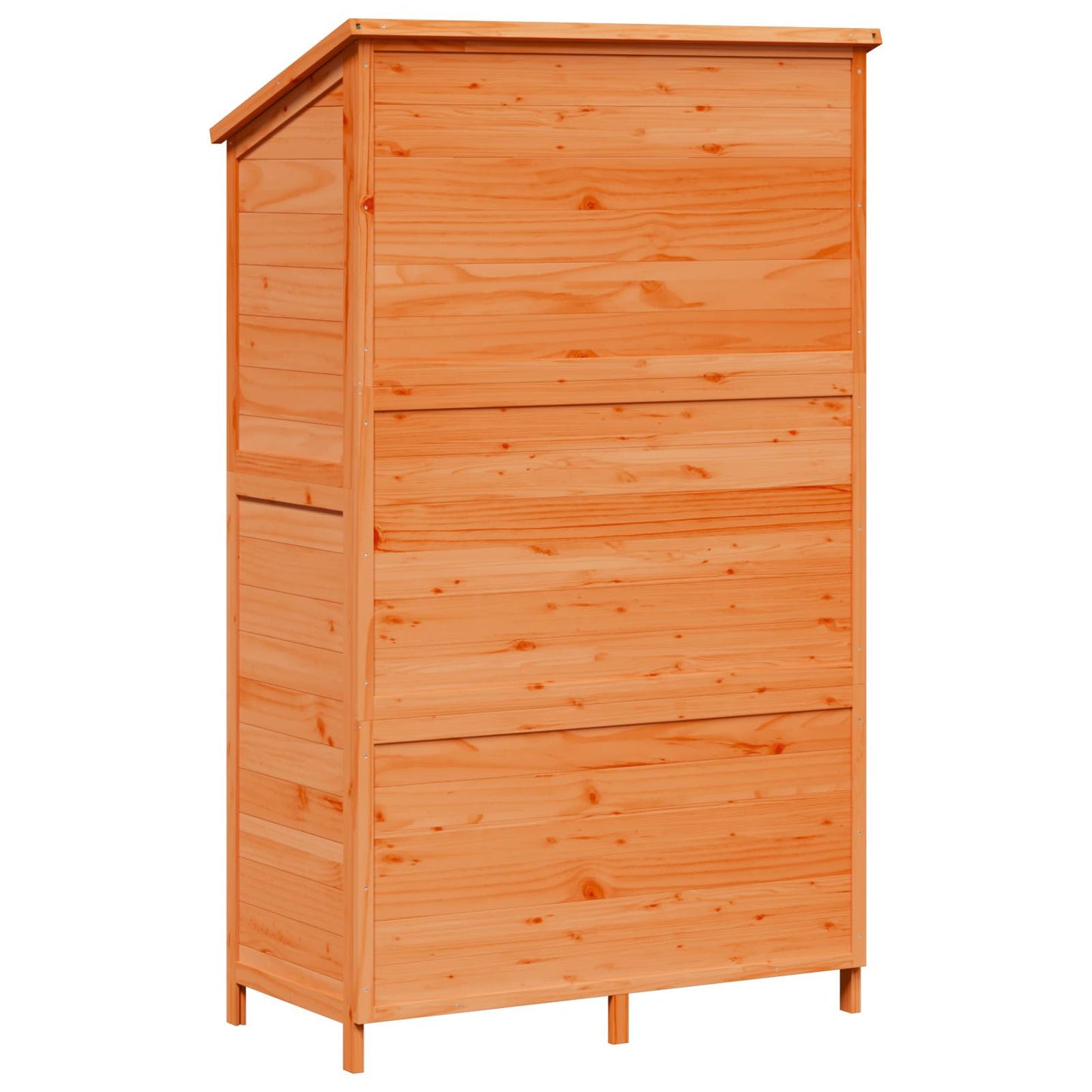 Have Skur med tag Brun 106 x 56 x 176,5 cm Massivt Fyrretræ