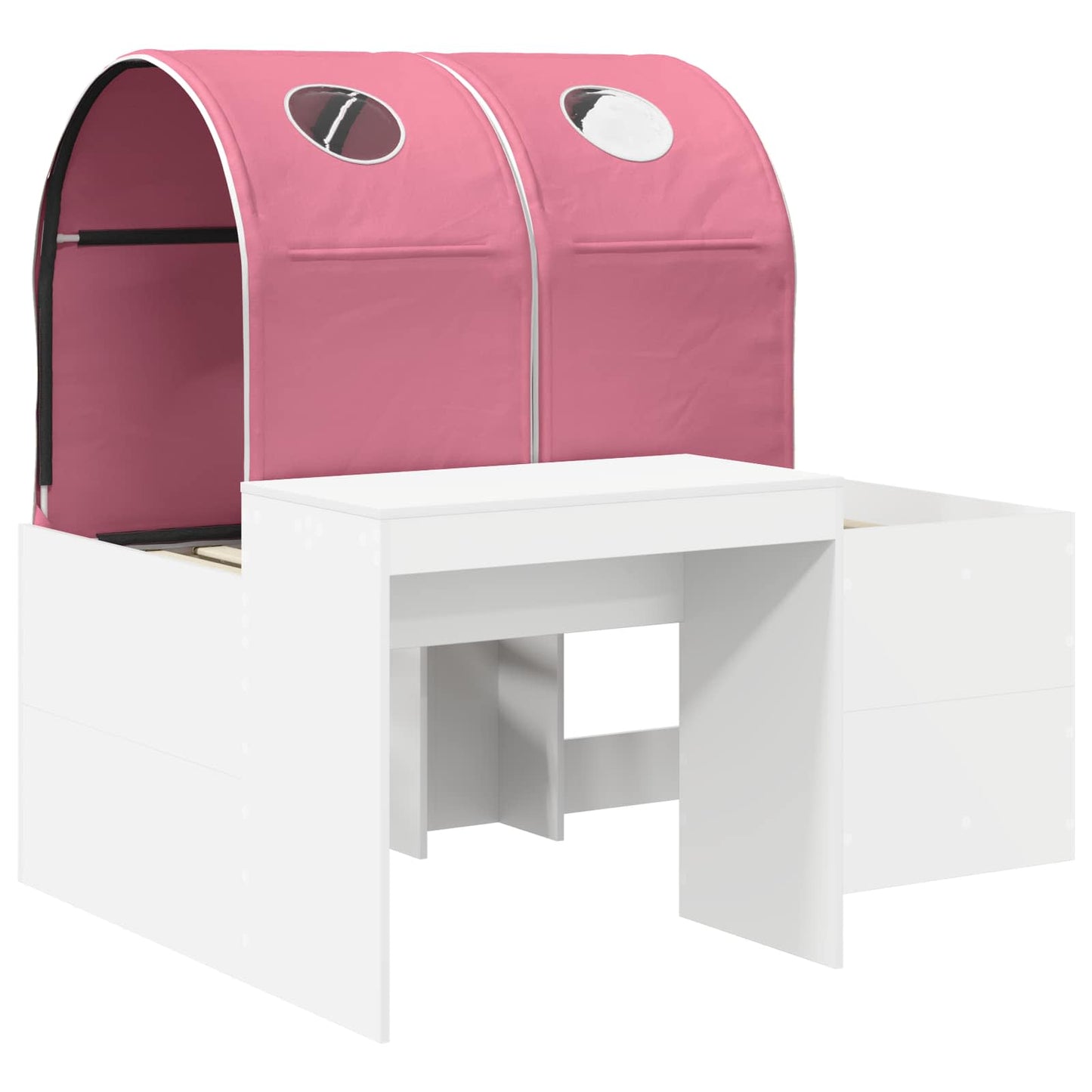 Seng med Tunnel 3 stk. Artisian Eg og Pink Konstrueret træ