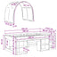 Sengestel med Tunnel 3 stk. Hvid og lyserød Konstrueret træ