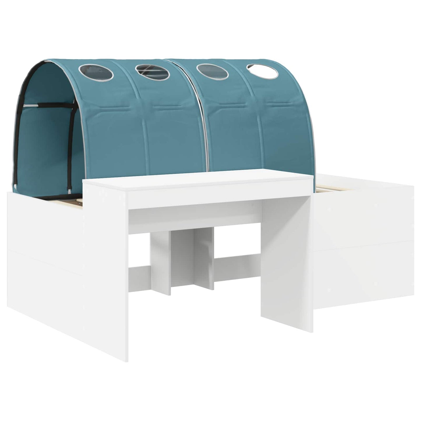 Seng med Tunnel 4 pcs Artisian Eg og Lyseblå Konstrueret træ