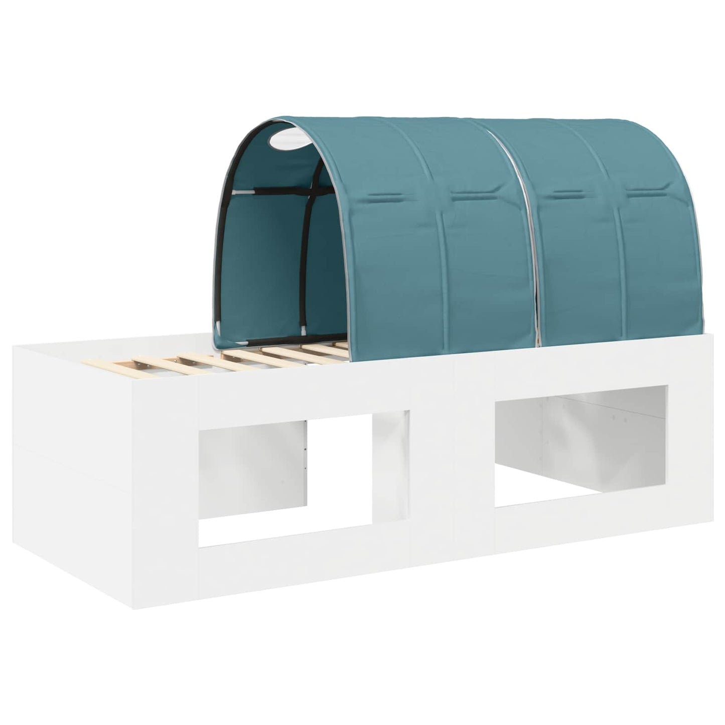 Seng med Tunnel 4 pcs Artisian Eg og Lyseblå Konstrueret træ