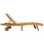 Solstol Brun og Beige Polyester