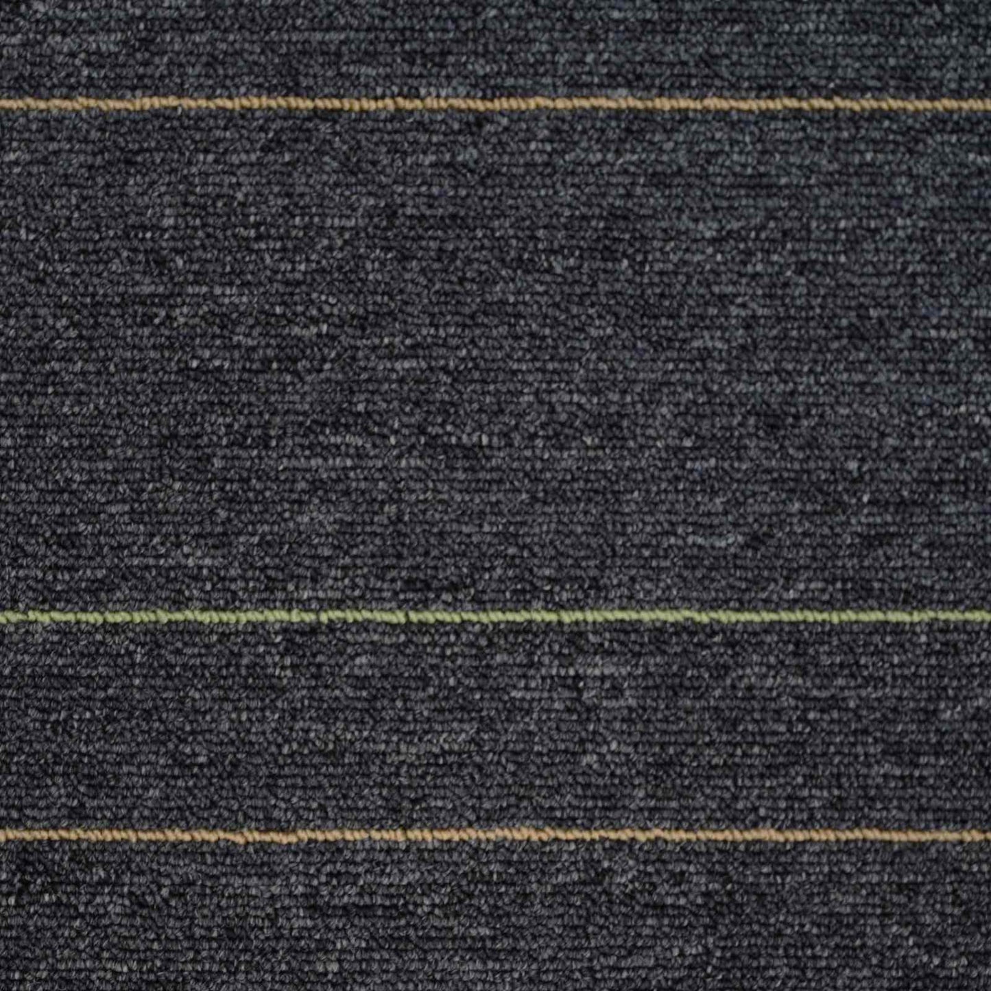 Tæppeflise Mørkegrå med striber 50 x 50 cm 20 pcs PP og Bitumen
