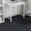 Tæppeflise Mørkegrå med striber 50 x 50 cm 36 pcs PP og Bitumen