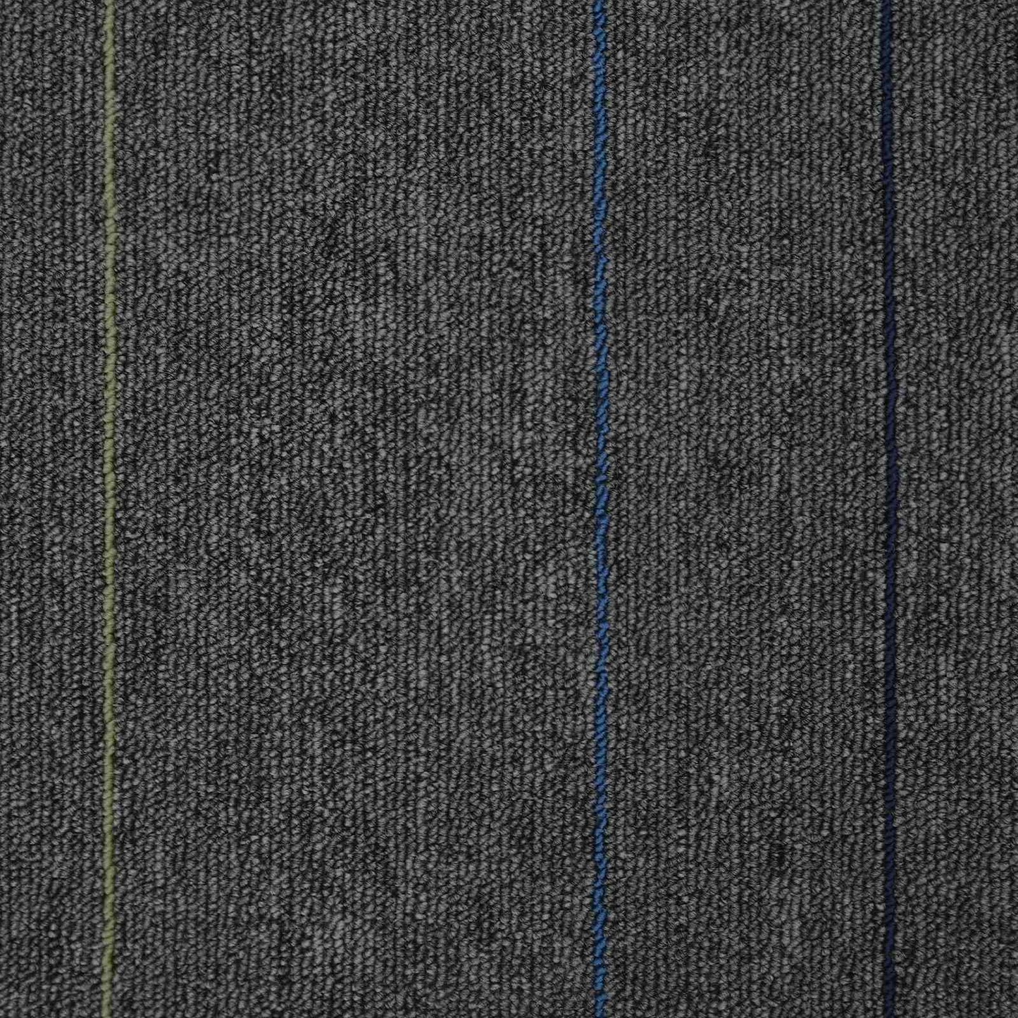 Tæppeflise Mellemgrå med Striber 50 x 50 cm 4 pcs PP og Bitumen