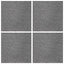 Tæppeflise Brun 50 x 50 cm 4 pcs PP og Bitumen