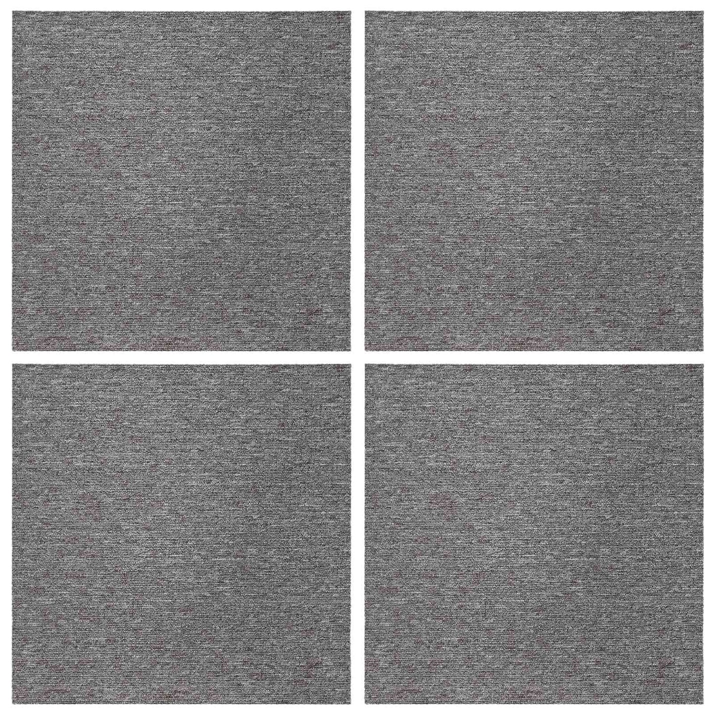 Tæppeflise Brun 50 x 50 cm 4 pcs PP og Bitumen