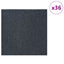 Tæppeflise Blå Grå 50 x 50 cm 36 pcs PP og Bitumen