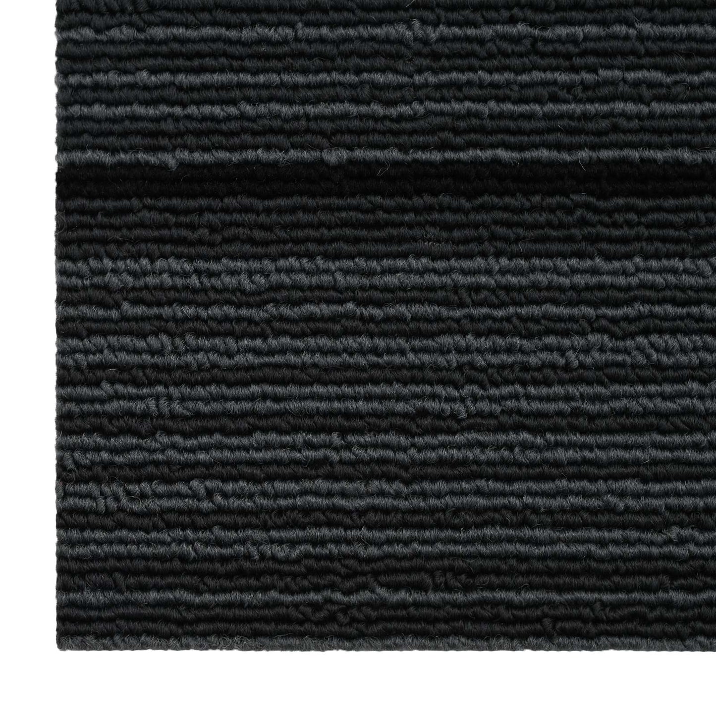 Tæppeflise Stripet Lysegrå 50 x 50 cm 4 pcs PP og Bitumen
