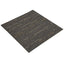 Tæppeflise Stribet Lys Brun 50 x 50 cm 36 pcs PP og Bitumen
