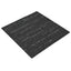 Tæppeflise Stribet Sort 50 x 50 cm 20 pcs PP og Bitumen
