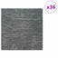 Tæppeflise Sten grå 50 x 50 cm 36 pcs PP og Bitumen