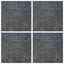 Tæppeflise Himmelgrå 50 x 50 cm 4 pcs PP og Bitumen