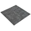 Tæppeflise Kulfra 50 x 50 cm 36 pcs PP og Bitumen