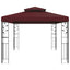 Pavillon 3,97 x 2,96 x 2,68 m Vinrød Polyester og Stål