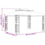 Pavillon 3,97 x 2,96 x 2,68 m Vinrød Polyester og Stål