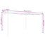 Pavillon 4 x 3,98 x 2,67 m Grøn Polyester og Stål