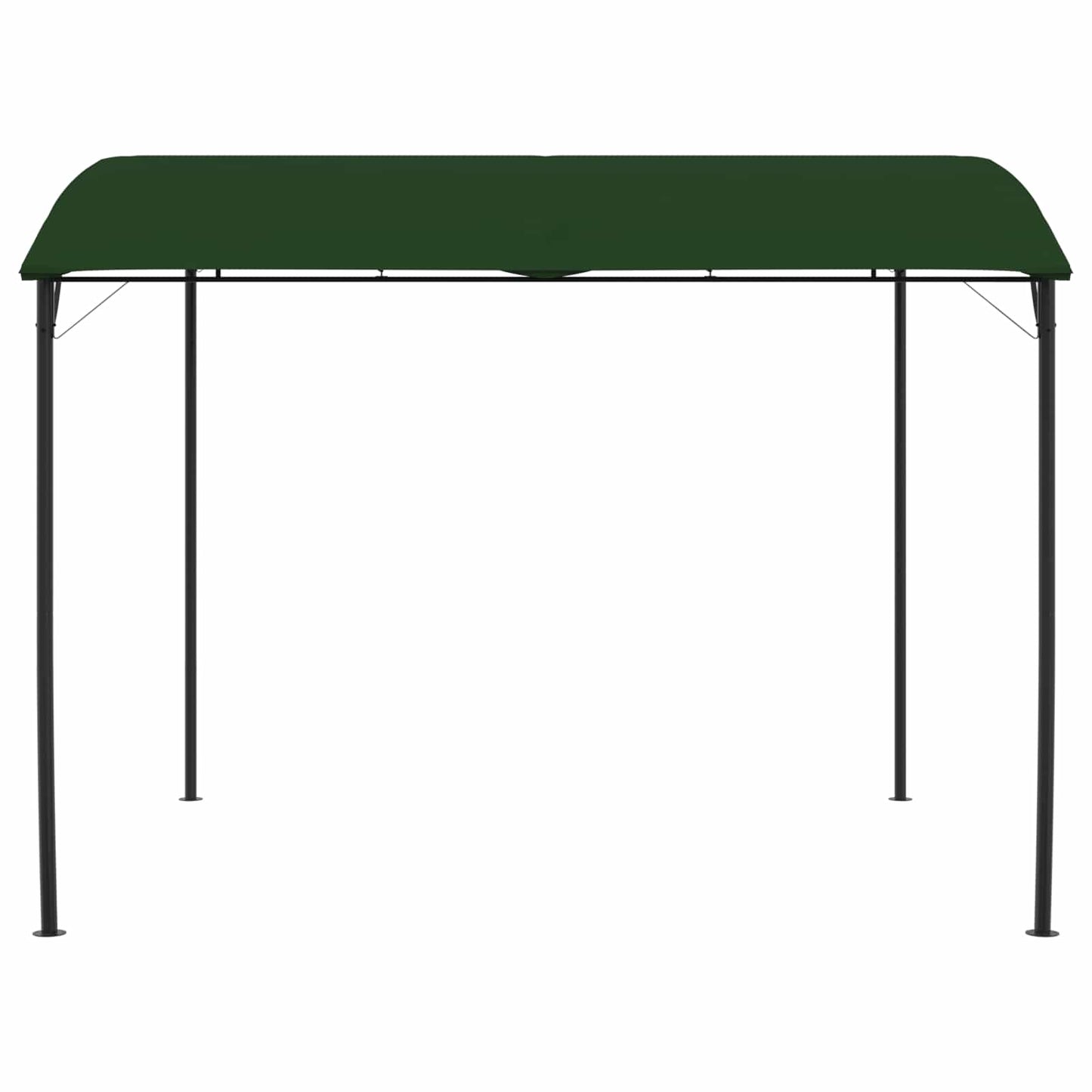 Pavillon 3 x 3 x 2,55 m Grøn Pulverlakeret stål og stof 180 gsm
