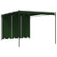 Pavillon 4 x 3 x 2,3 m Grøn Polyester og Stål