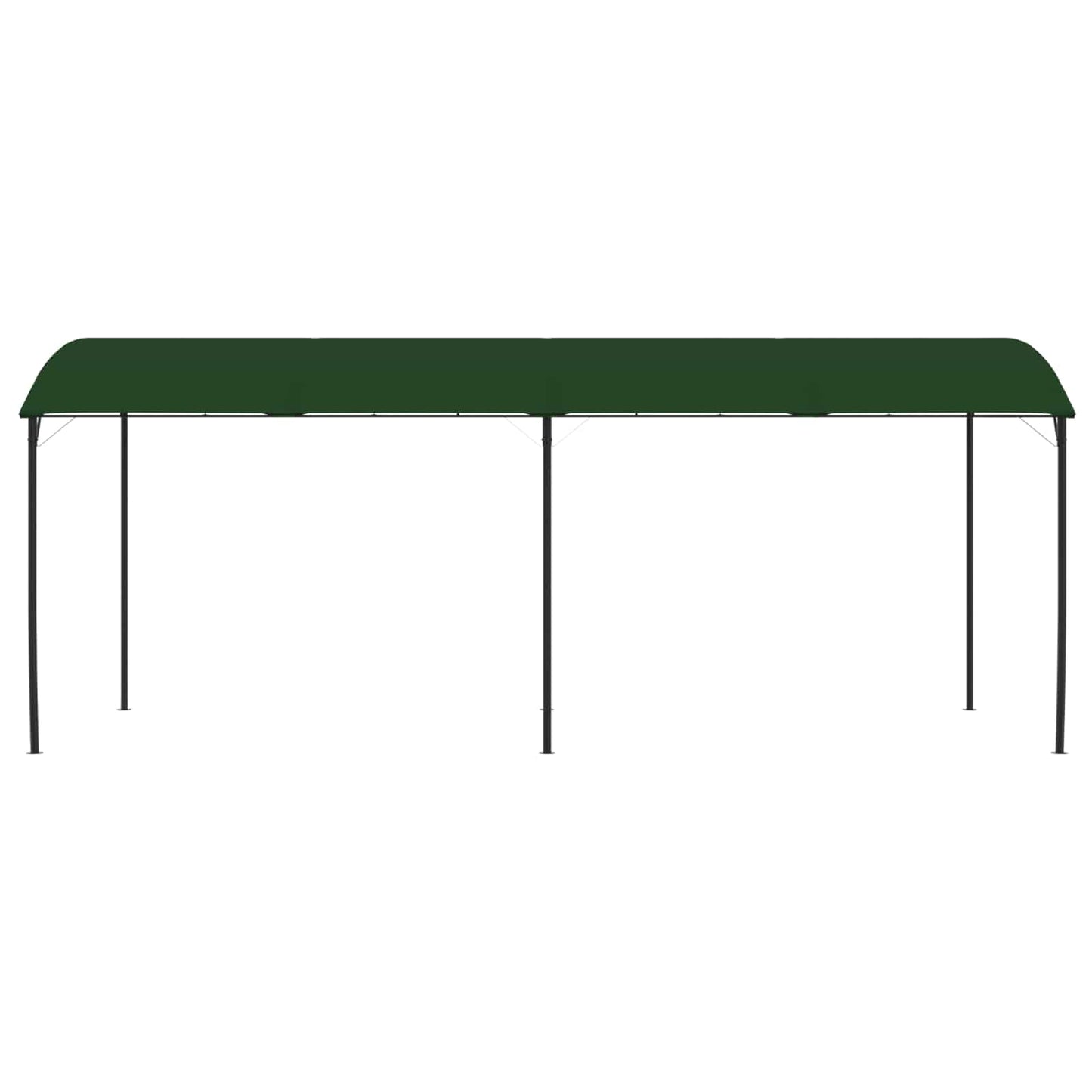 Pavillon 6 x 3 x 2,55 m Grøn Pulverlakeret stål og stof 180 gsm