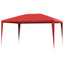 Party Tent 400 x 300 x 255 cm Rød PE og stål