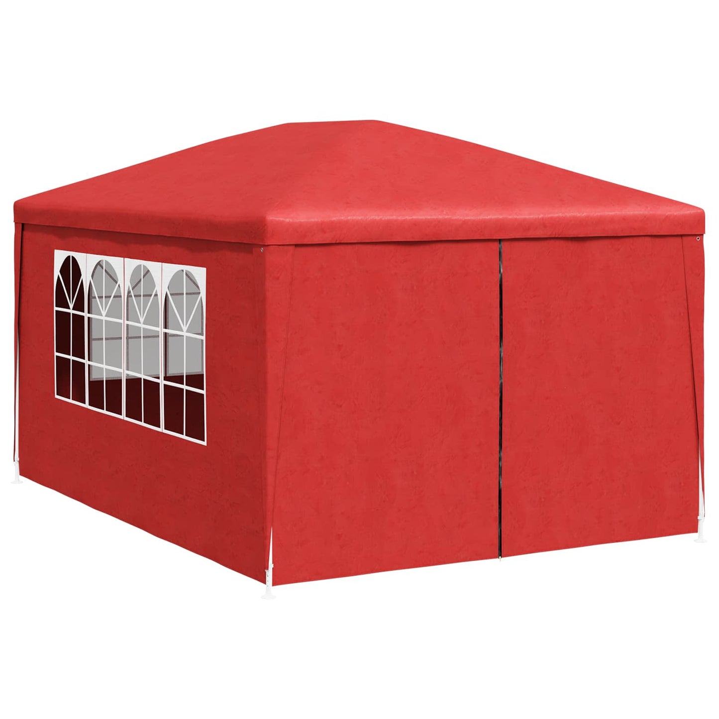 Party Tent 400 x 300 x 255 cm Rød PE og stål