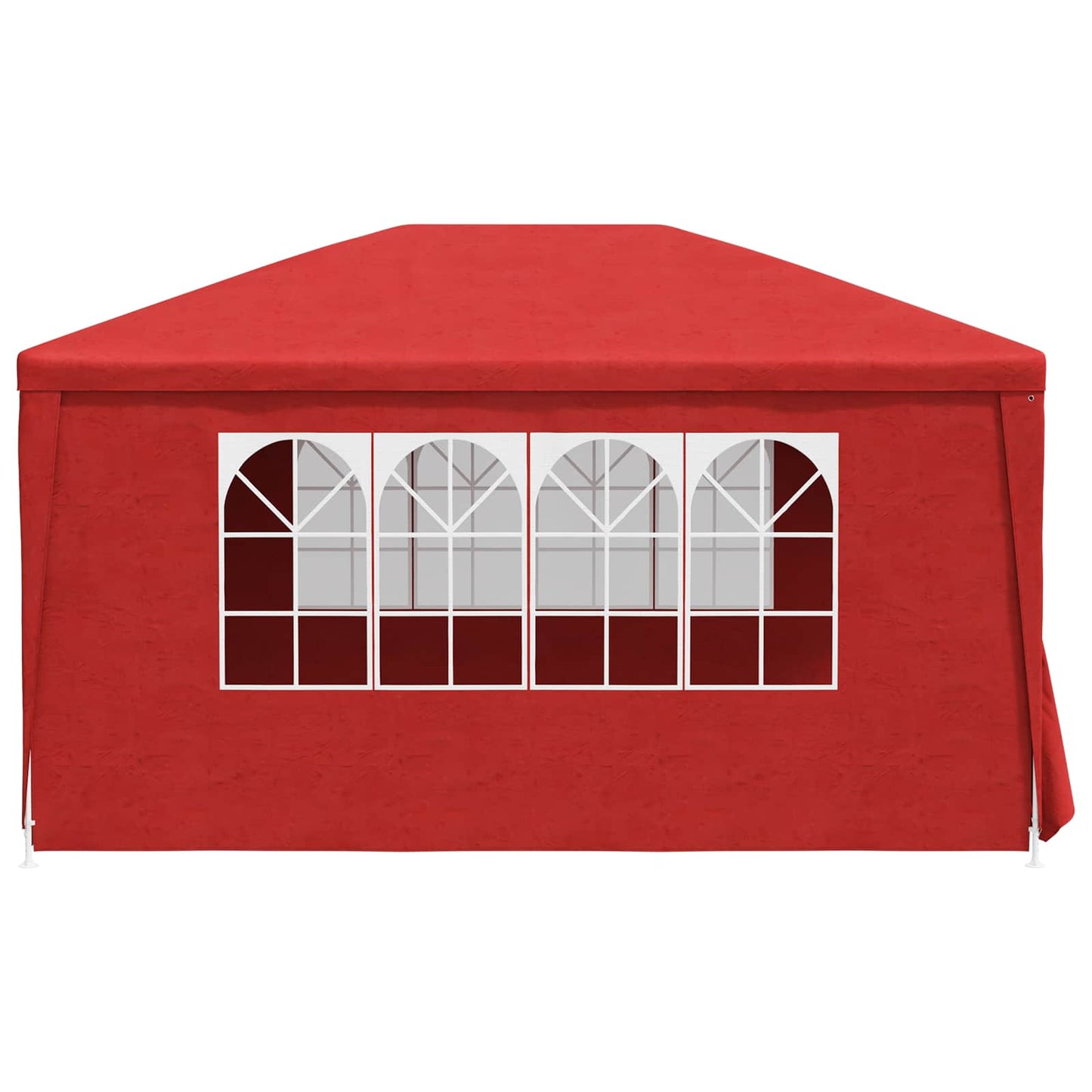 Party Tent 400 x 300 x 255 cm Rød PE og stål