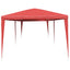Party Tent Rød 600 x 300 x 255 cm PE og stål