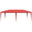 Party Tent Rød 600 x 300 x 255 cm PE og stål