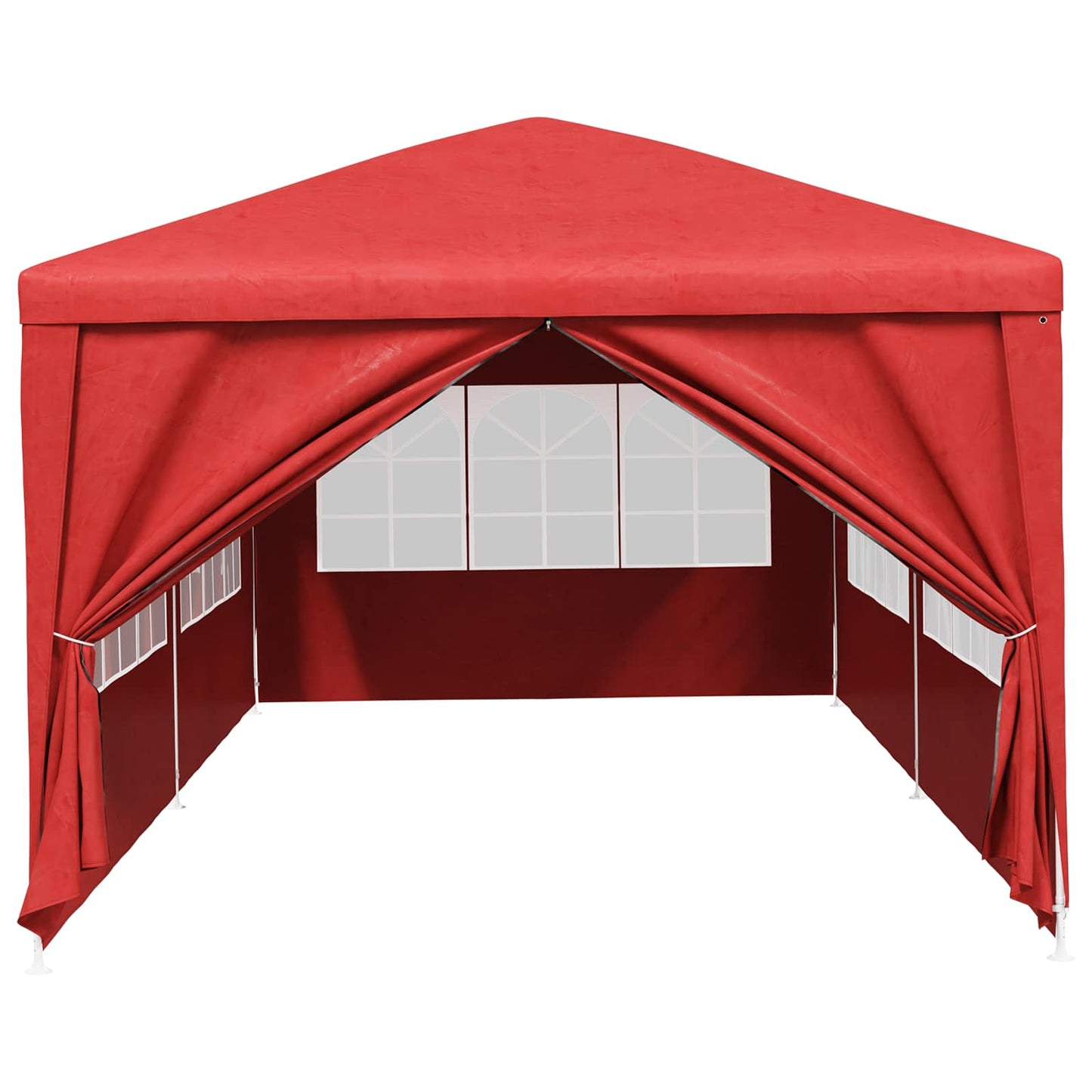 Party Tent 600 x 300 x 255 cm Rød PE og stål