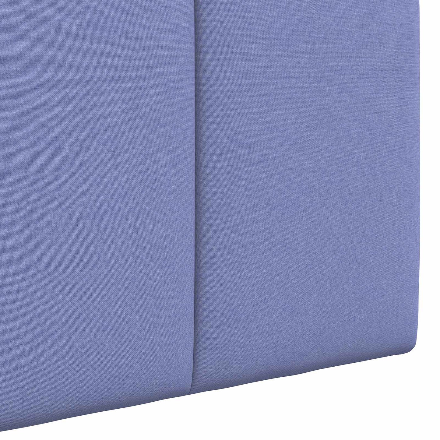 Hængende sengegavl Med LED-lys Jeans blå Stof