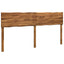 Sengegavl med naturkant ROSTOCK Naturfarvet 180 cm