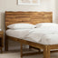Sengegavl med naturkant ROSTOCK Naturfarvet 140 cm