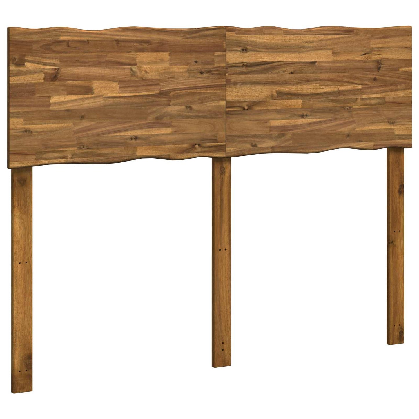 Sengegavl med naturkant ROSTOCK Naturfarvet 160 cm