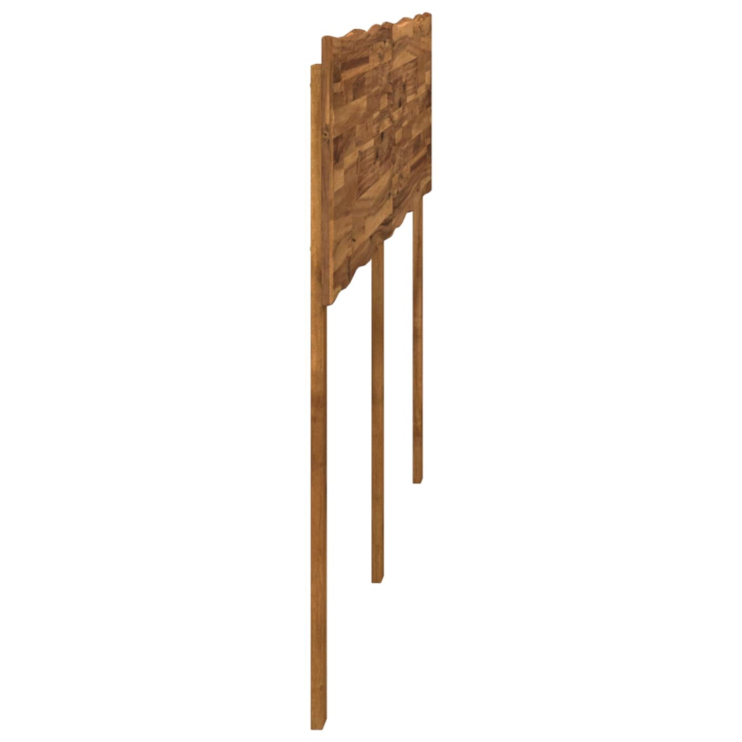 Sengegavl med naturkant ROSTOCK Naturfarvet 150 cm