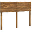 Sengegavl med naturkant ROSTOCK Naturfarvet 135 cm