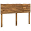 Sengegavl med naturkant ROSTOCK Naturfarvet 140 cm