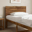 Sengegavl med naturkant ROSTOCK Naturfarvet 90 cm