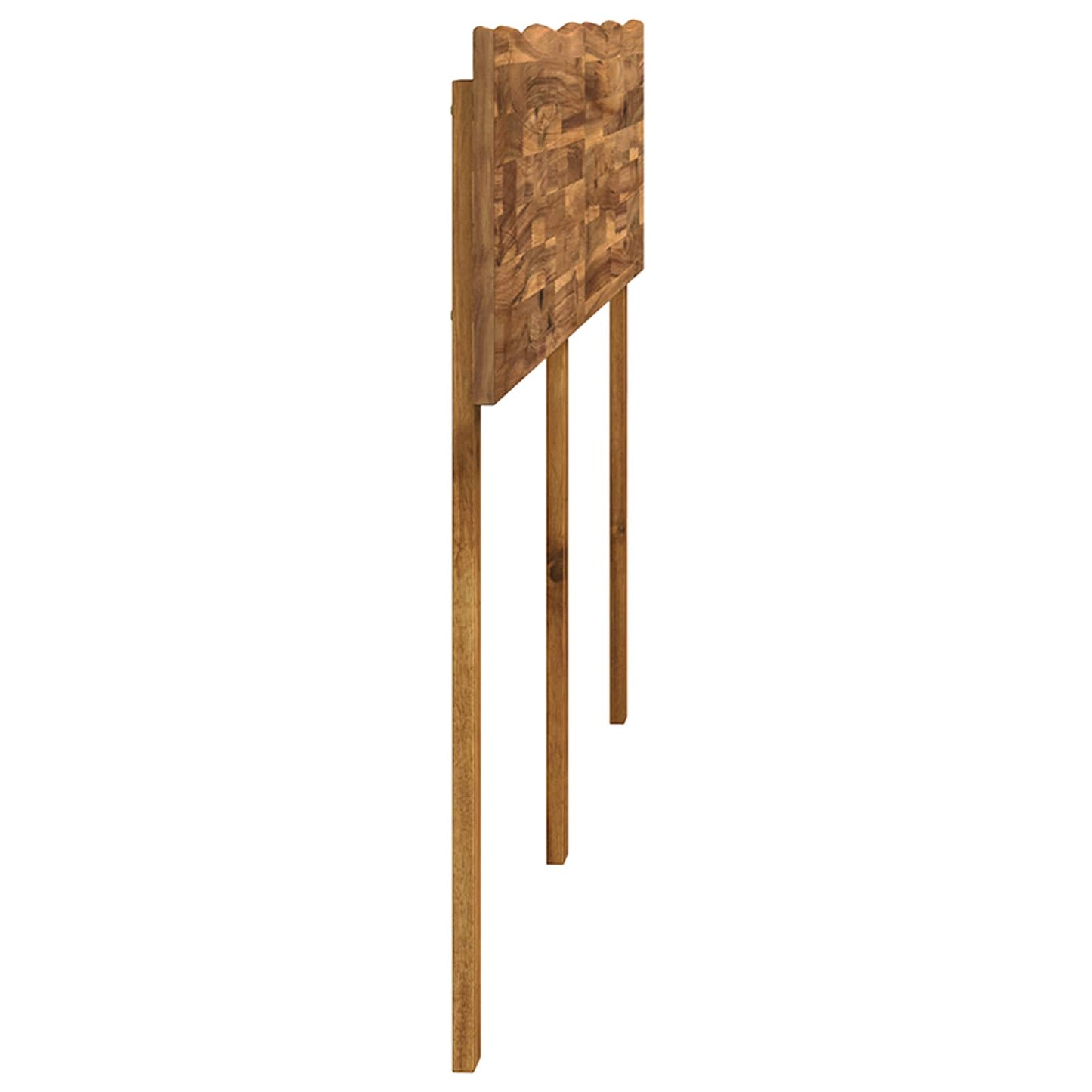 Sengegavl med naturkant ROSTOCK Naturfarvet 180 cm