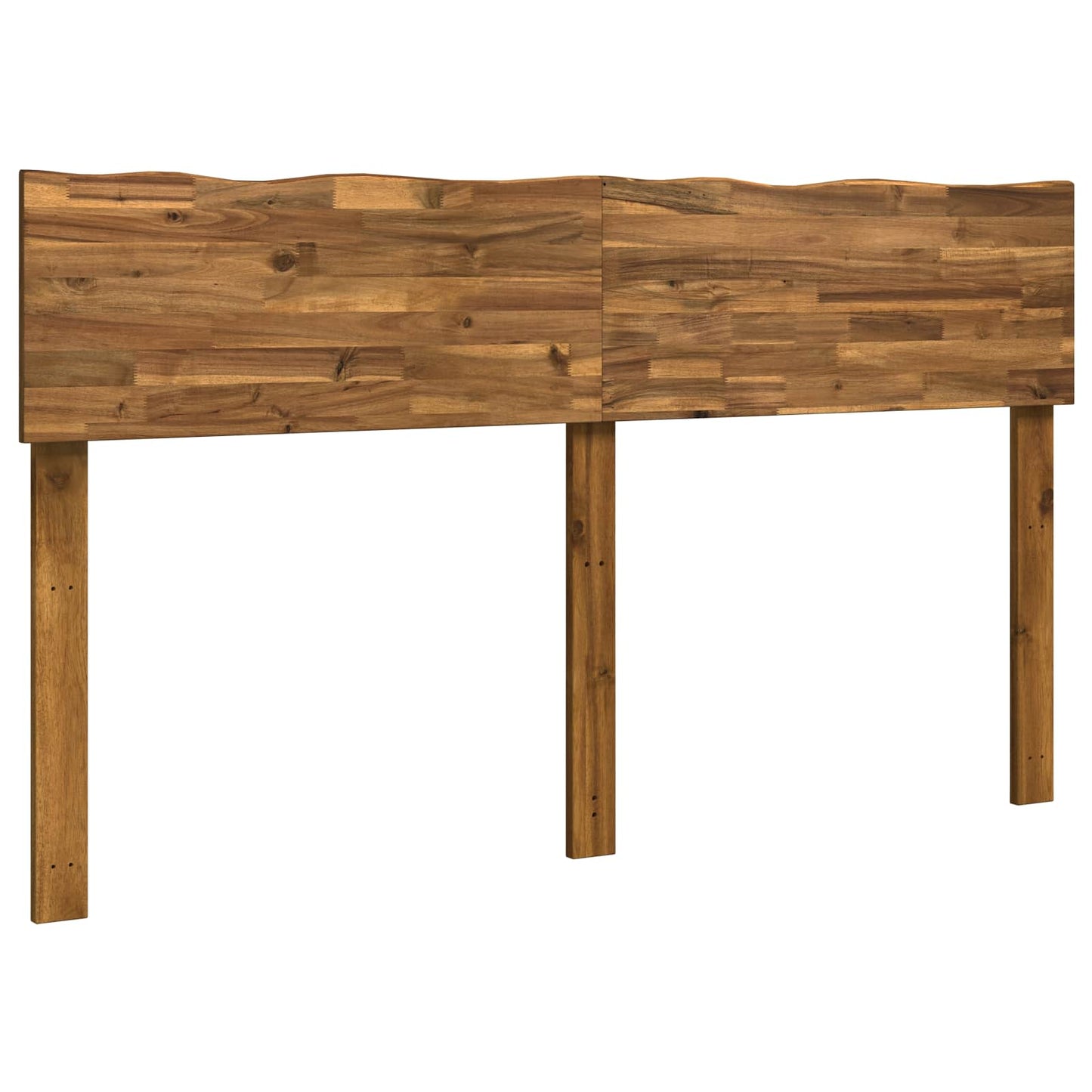 Sengegavl med naturkant ROSTOCK Naturfarvet 160 cm