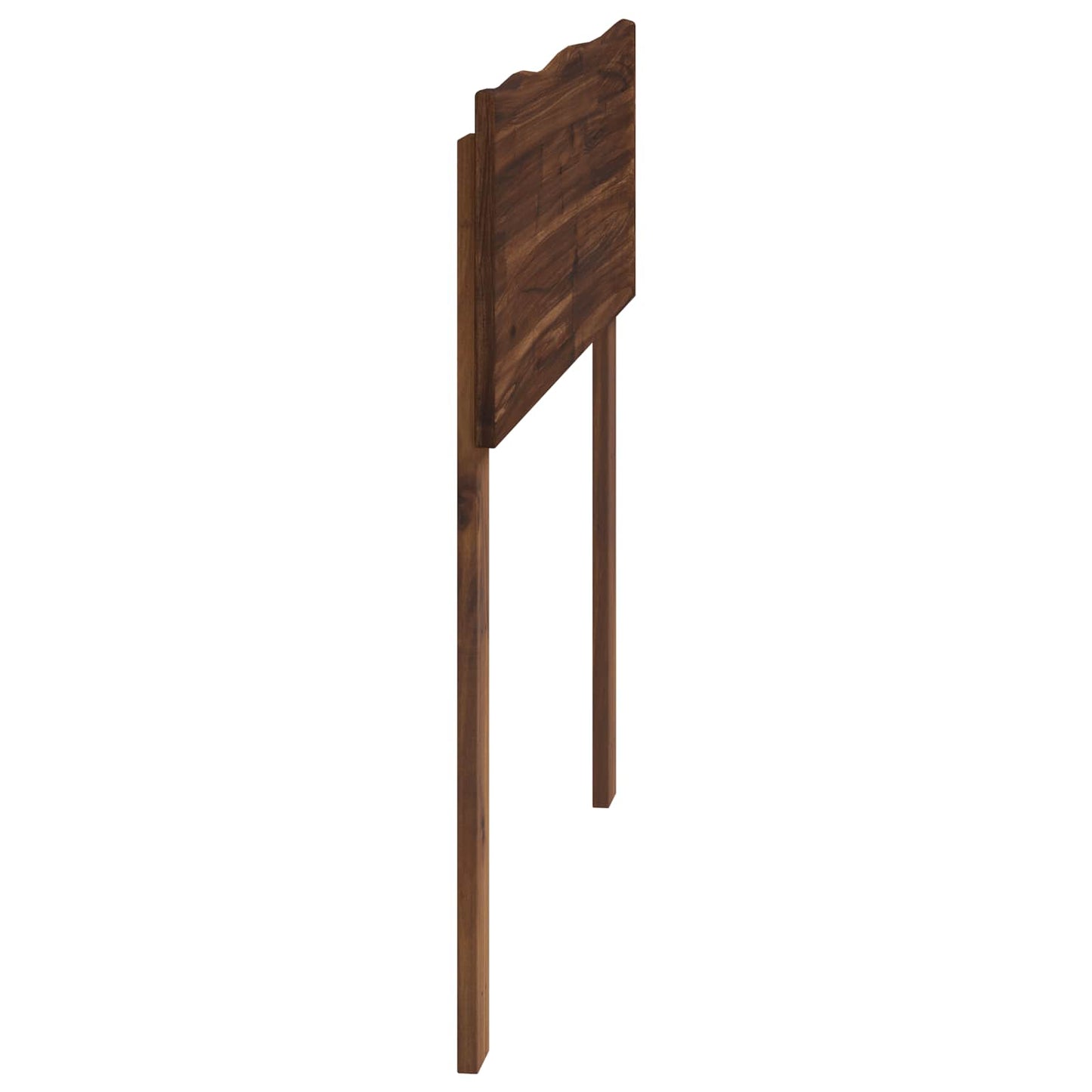 Sengegavl med naturkant ROSTOCK Mørk Brun 90 cm