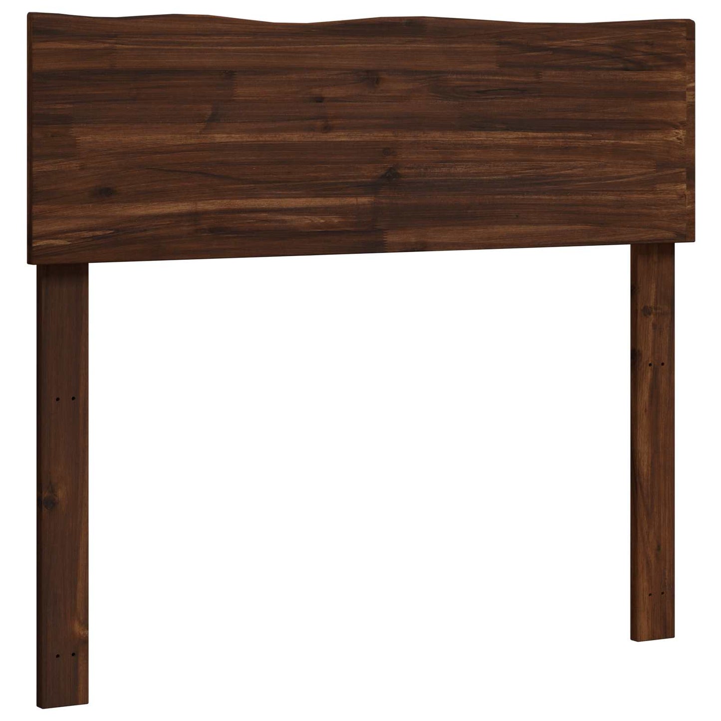 Sengegavl med naturkant ROSTOCK Mørk Brun 80 cm